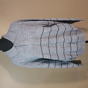 SHELBY SELECT Vintage Long Sleeve Collared Henley Pullover Sweater